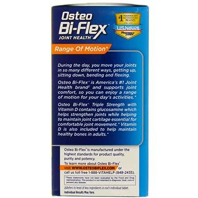 Osteo Bi-Flex Osteo Bi-Flex Triple Strength + Vitamin D, Coated Tablets 80 ea (Pack of 3)