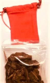 Ravenz Roost Jezebel root 1 oz with handmade Red Flannel bag ~ Ravenz Roost handmade item