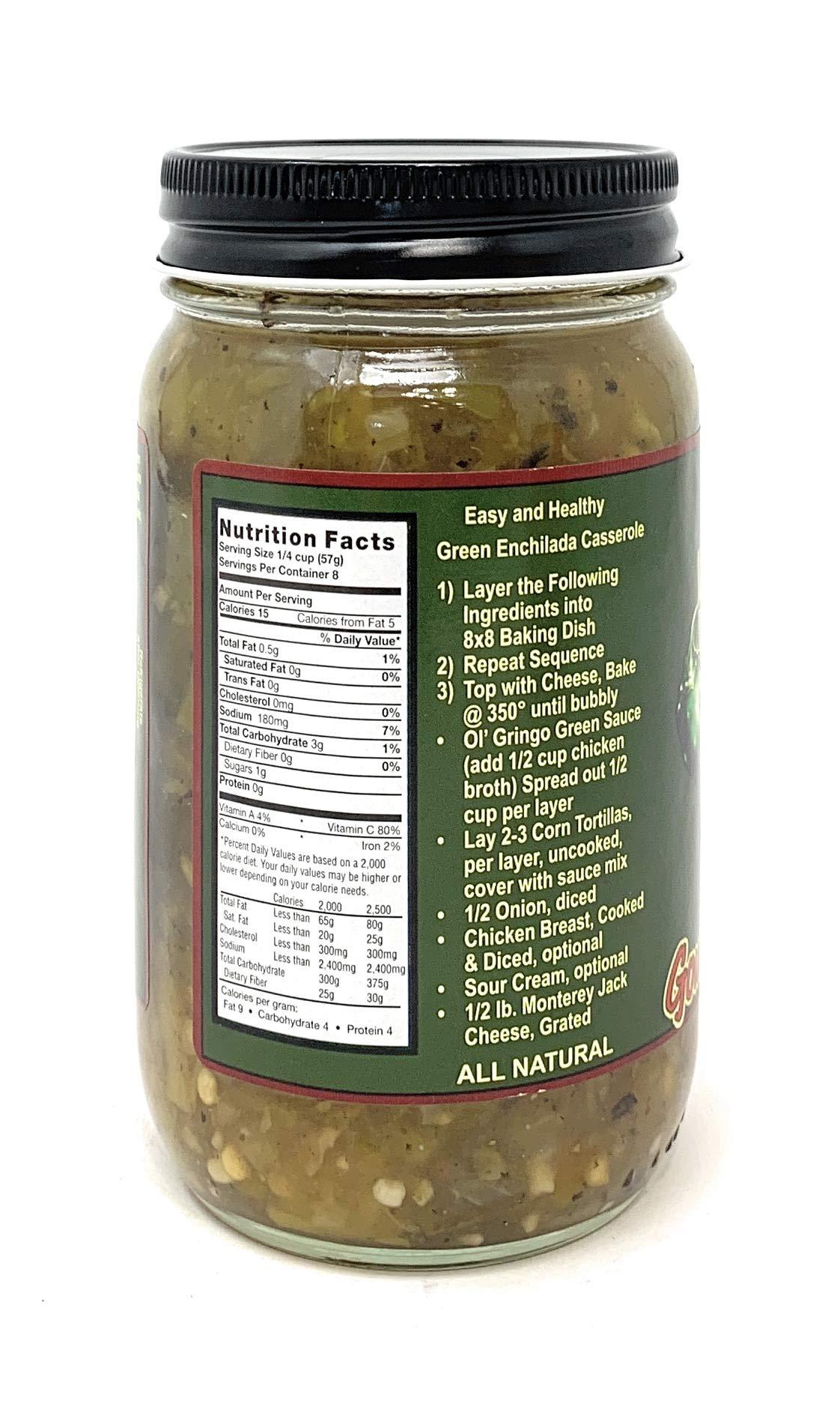 Ol' Gringo Chile Company Ol\' Gringo Chile Company Green Chile Sauce Mild 16 Ounce