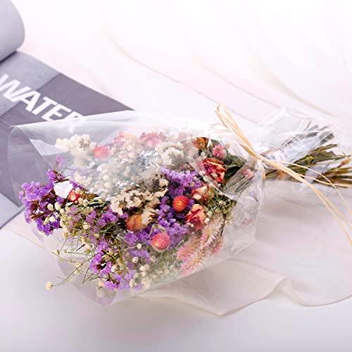 HFHSY HFHSY (118 ft x 34 in ft Clear Cellophane Wrap Roll 3 Mil - Cellophane Roll - Clear Wrap Cellophane Bags - Clear Wrapping Paper to Wrap Gift Baskets - Clear Gift Wrap for Baskets