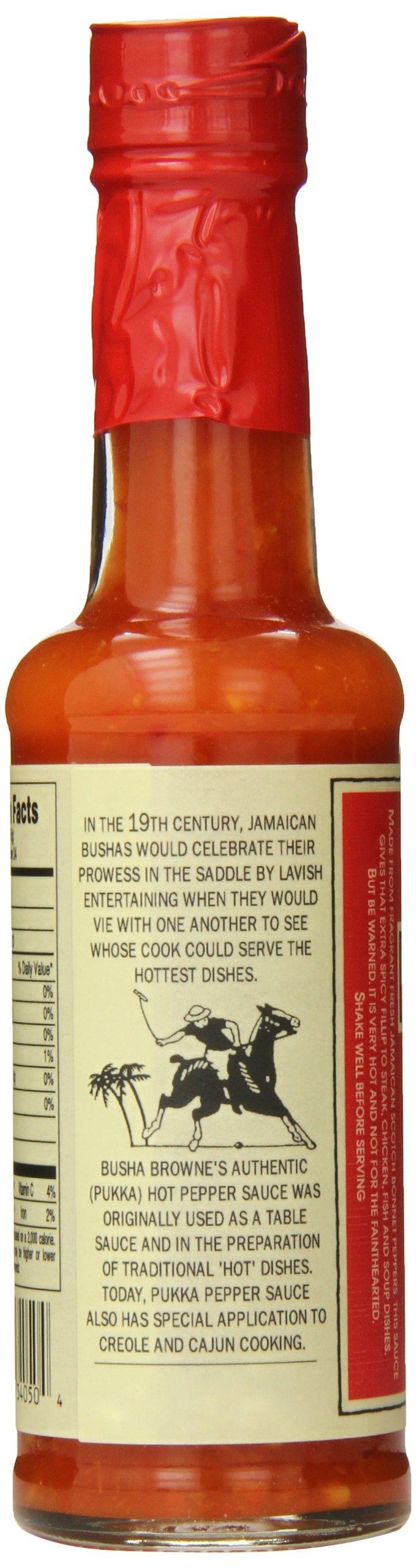 Busha Browne's Busha Browne Pukka Hot Pepper Sauce, 6 Fluid Ounce