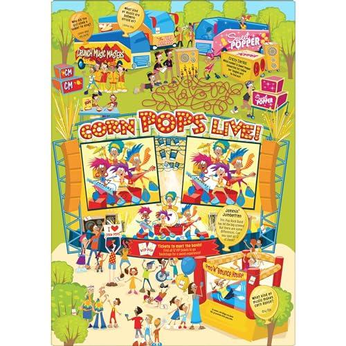 Corn Pops Kellogg\'s Corn Pops Breakfast Cereal, Kids Cereal, Family Breakfast, Original (18 Boxes)