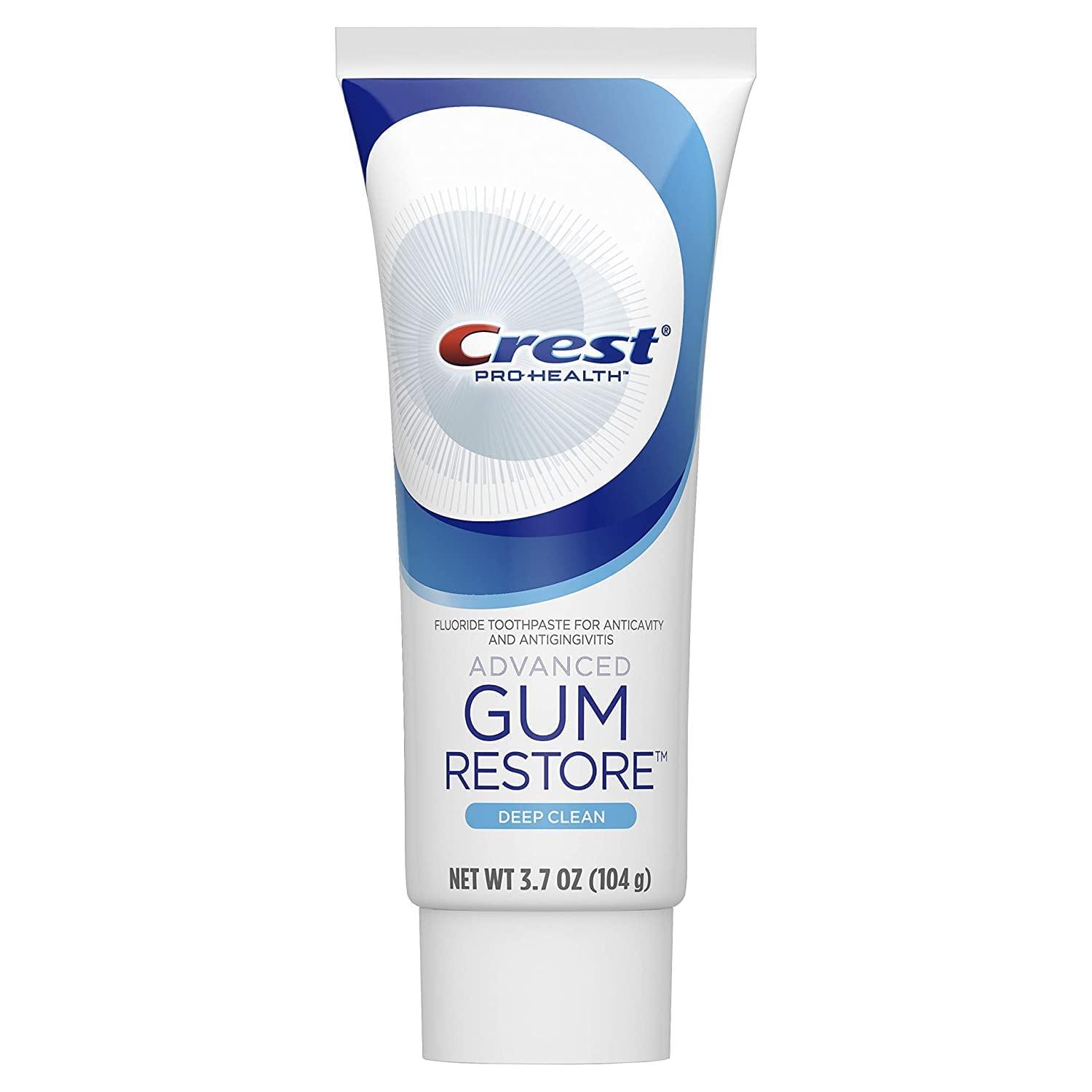 Crest Crest Pro-Health Advanced Gum Restore Toothpaste, Deep Clean 3.7 Oz (Pack of 3)