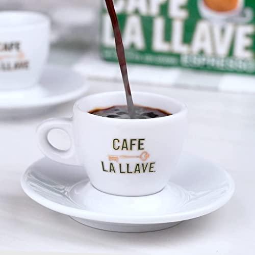 Cafe La Llave Cafe La Llave Dark Roast Espresso Ground Cuban Coffee, 8.8 oz (Pack of 12) - Rich and Bold - Premium Arabica Beans