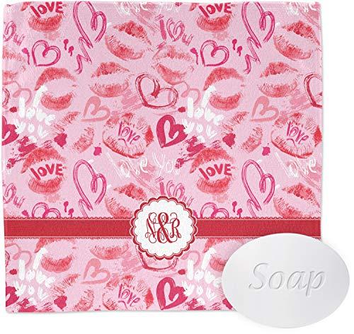 YouCustomizeIt YouCustomizeIt Personalized Lips n Hearts Washcloth