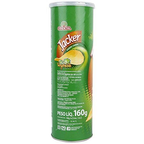 Jacker Jacker Vegetable Flavour Potato Crisps 160g (628MART)