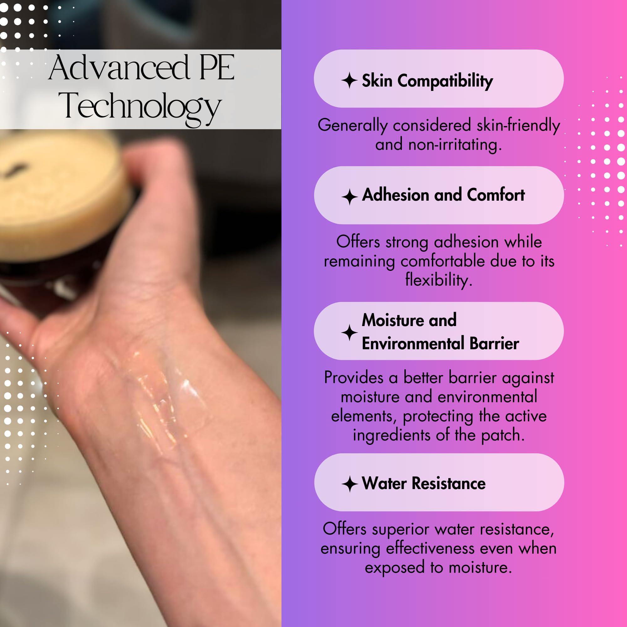 P Patch Pals P Patch Pals Natural Hangover Patches - Waterproof Clear Party Patches (30 Count) - Discreet and Sticks to Skin Well - Use Before Drinking and Wake Up Refreshed and Energized After Party