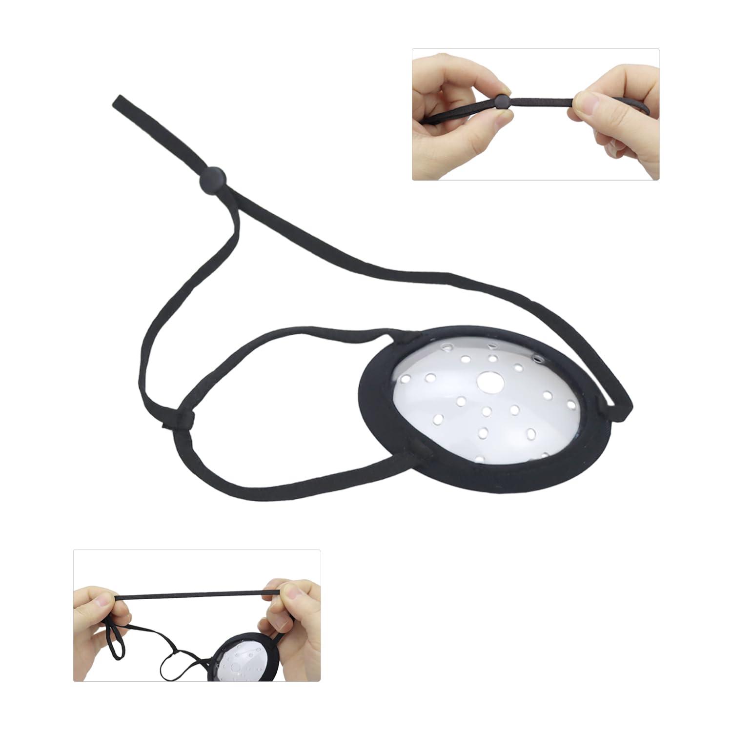 rainbowstar 2 Pack Eye Shield Plastic Eye Shield Eye Patch for Eye Surgery Covering Breathable After Surgery Eye Protection Cataract Surgery Eye Patch Covered Edge