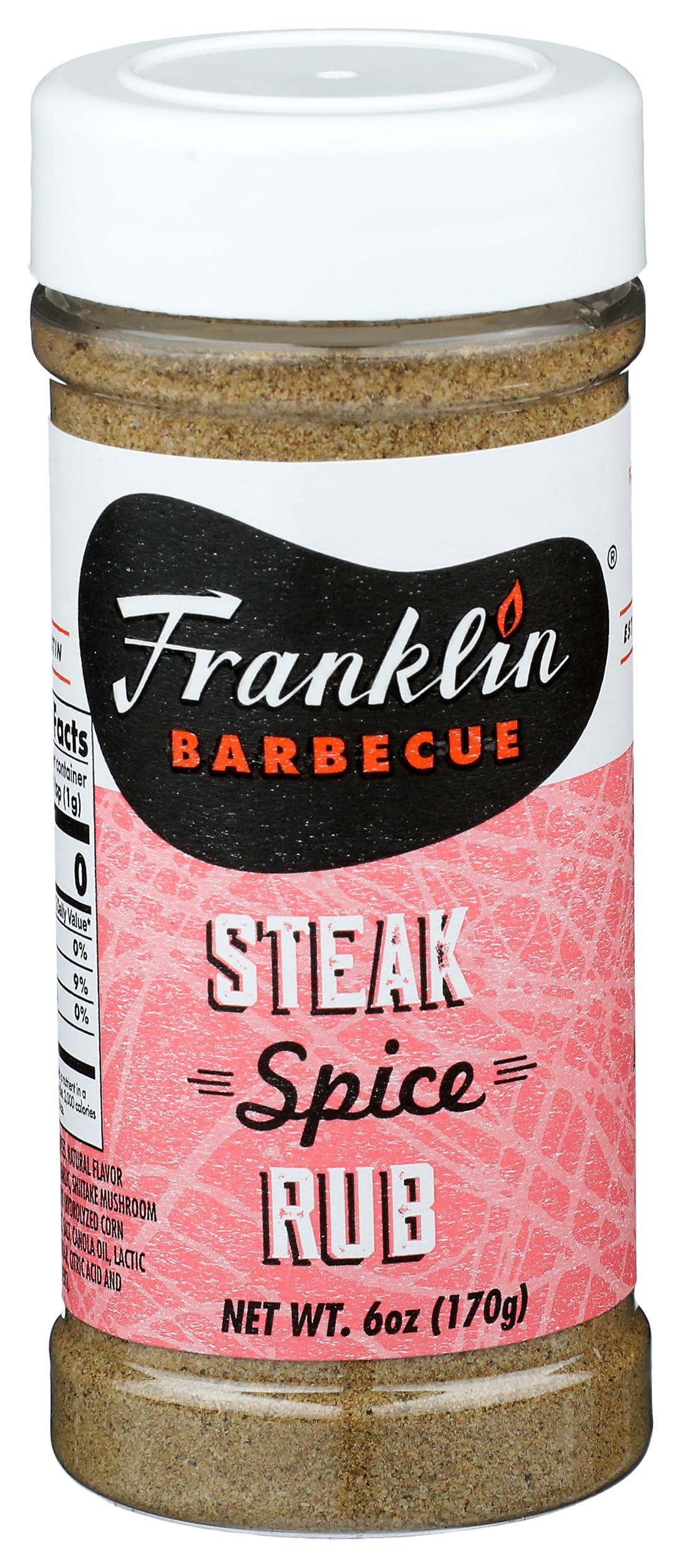 Franklin Franklin Barbecue Steak Spice Rub, 6 OZ