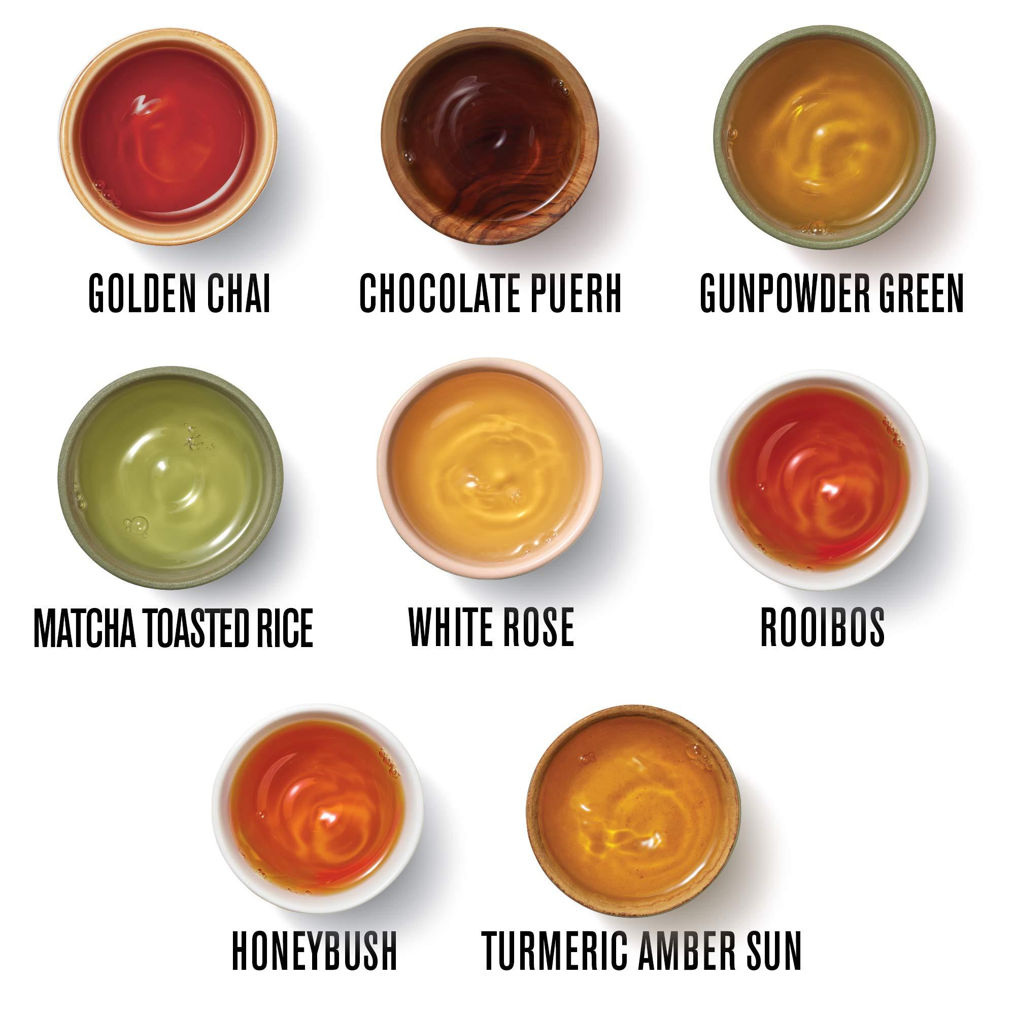 Numi Numi Organic Tea Numi\'s Collection Variety Pack, 16 Tea Bags, Black, Green, White, Pu-erh, Mat, & Herbal, Packaging May Vary