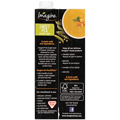 Imagine Imagine Organic Sweet Pea Creamy Soup 32 fl. Oz (Pack of 6)