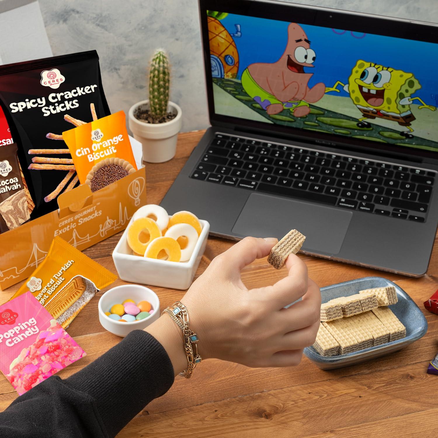 Ceres Gourmet International Exotic Snack Box Variety Pack, Count Premium Foreign Rare Snack Food Gifts for Fun, Mystery Box of Snacks, European Snacks for Adults and Kids (Mini)