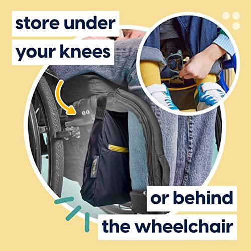 My Add On MyBlanket Summer, Lightweight & Compact Wheelchair Cozy with Light Cotton Lining, Wind & Waterproof, Remain Seated, Leg Protection Rain Cover, for Manual & Electric Wheelchair Users, Powerchair