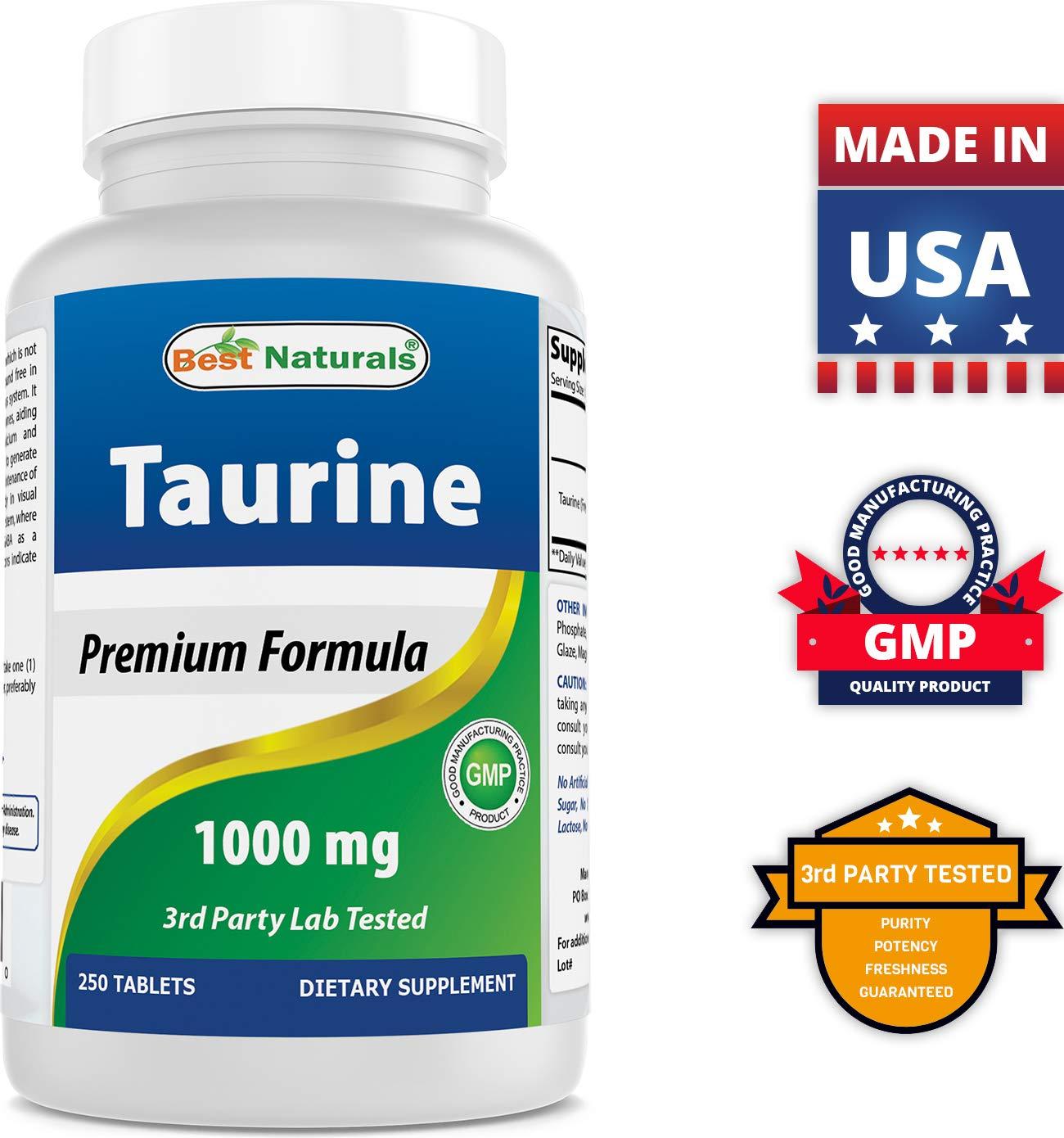 Best Naturals Best Naturals Glycine Supplement 1000 Mg & Taurine 1000 mg