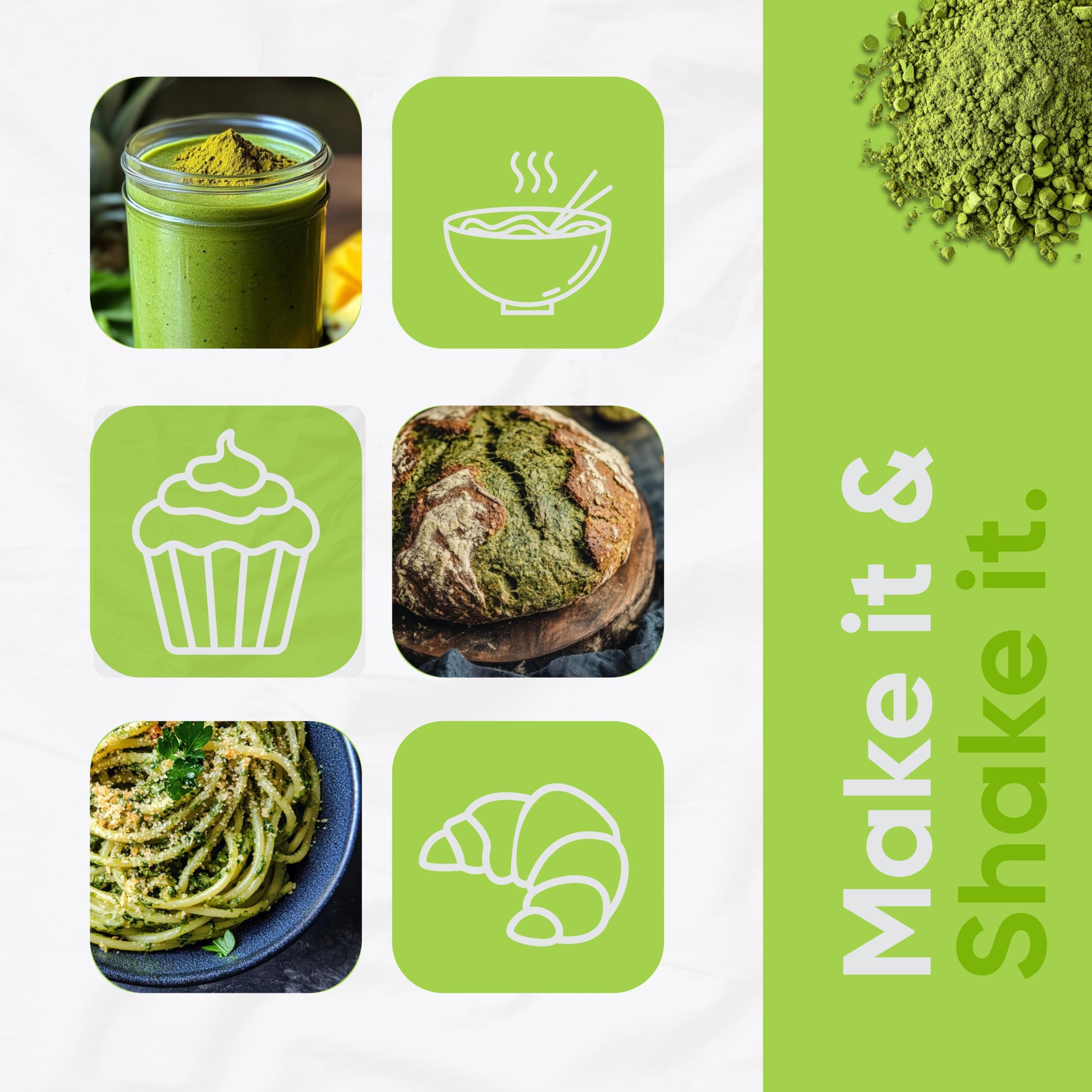 ALADA ORGANIC ALADA ORGANIC Moringa - Moringa Powder Single Garden Premium 100% Leaf Powder India Organic Certified, Moringa Oleifera - Smoothies, Drinks, Tea & Recipes -7.05 OZ