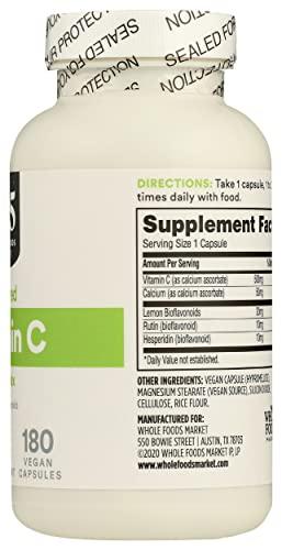 365 by Whole Foods Market 365 by Whole Foods Market, Vitamin C Complex Buffered, 180 Veg Capsules