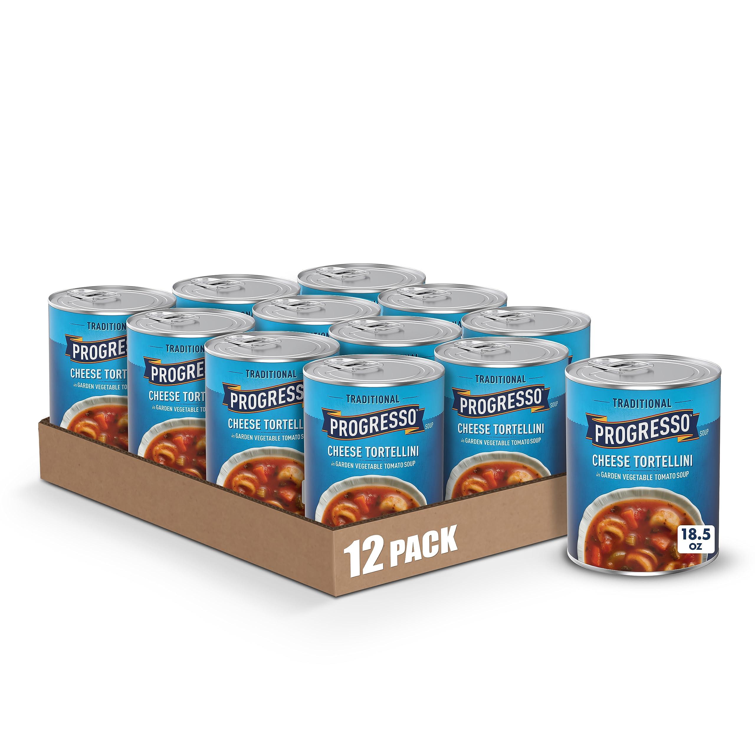 Progresso Progresso Traditional Chicken Tortellini in Garden Vegetable Tomato Soup 18.5 oz (Pack of 12)