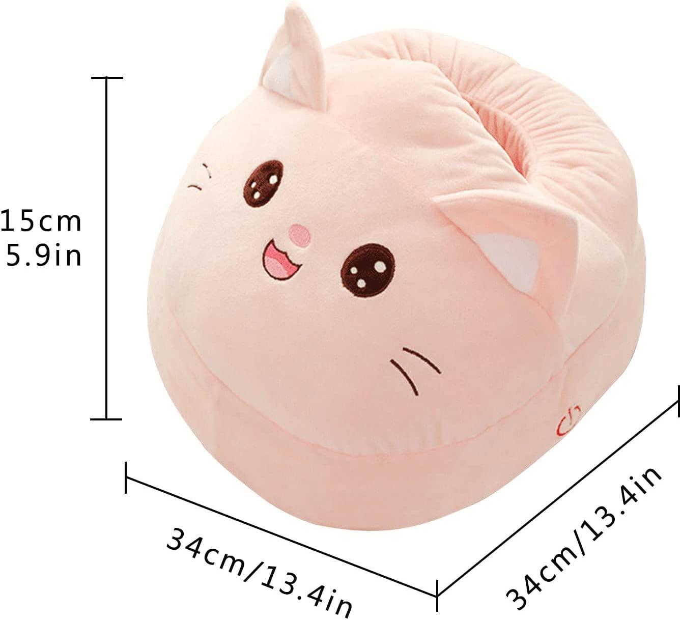 QINERSAW QINERSAW Electric Foot Warmer,Massage Foot Heater for Home and Office,Plug-in Warm Foot Pad,3-Speed Adjustment,Foot Warmer Under Desk Unisex,Machine Washable,Grey (Color : Pink2)