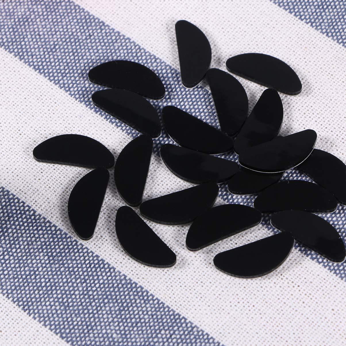 ARTIBETTER Artibetter 10 Pairs Eyeglass Nose Pads Nose Pads for Glasses Eye Glass Glasses Nose Pads Nose Guards for Eyeglasses Silicone Nose Pads for Eyeglasses Nasal Strips Non-Slip