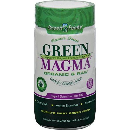 Green Foods Green Foods Dr Hagiwara Green Magma Barley Grass Juice Powder - 250 Tablets - 70%+ Organic - Gluten Free - Vegan