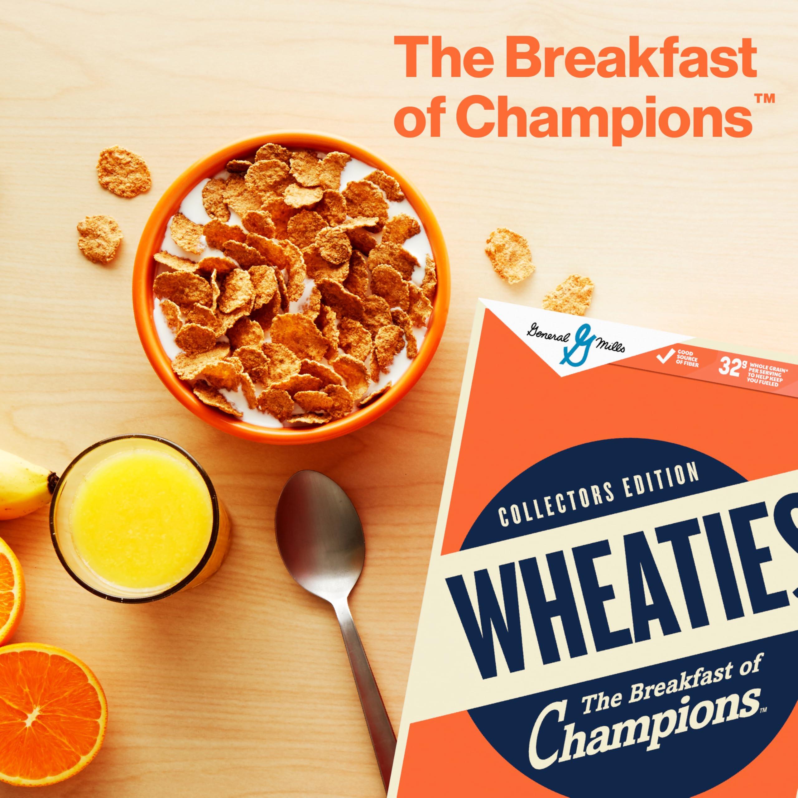 Wheaties Wheaties Breakfast Cereal, Breakfast of Champions, 100% Whole Wheat Flakes, 15.6 oz