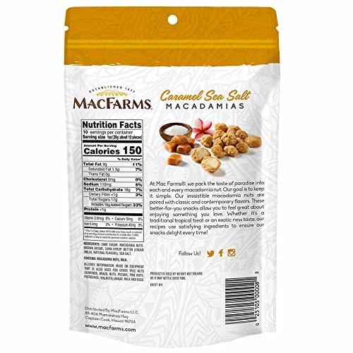 MacFarms MacFarms Caramel Sea Salt Macadamia Nuts - 10 Oz (Pack of 3)