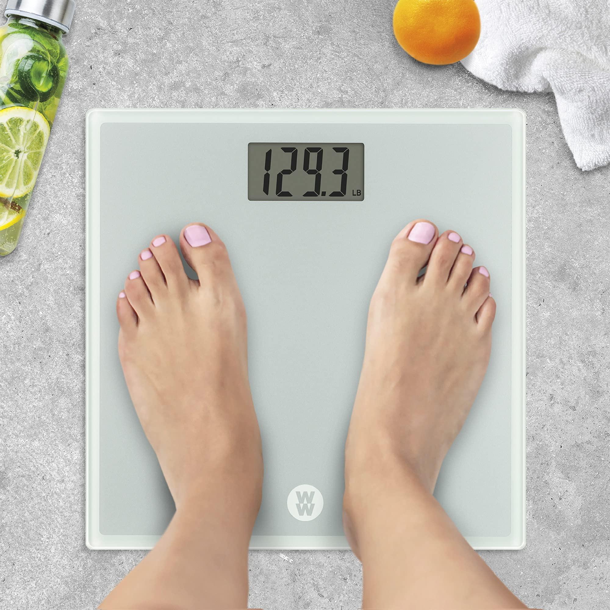 Conair Weight Watchers Scales by Conair Scale for Body Weight, Digital Bathroom Scale in Glass