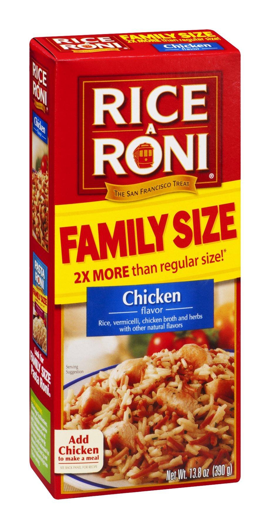 Rice A Roni Rice-a-roni Rice a Roni Chicken Flavor Rice 13.8OZ (Pack of 12)