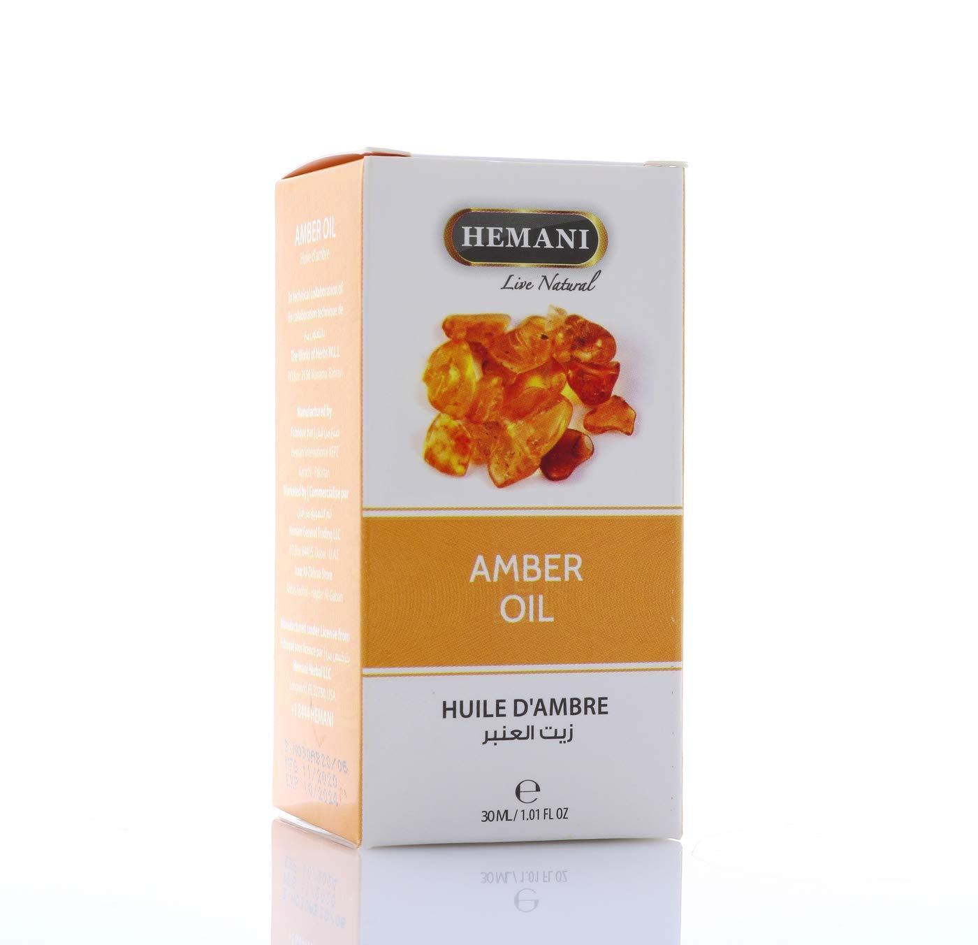 Hemani HEMANI Amber Oil 30mL (1 FL OZ) - Edible Oil