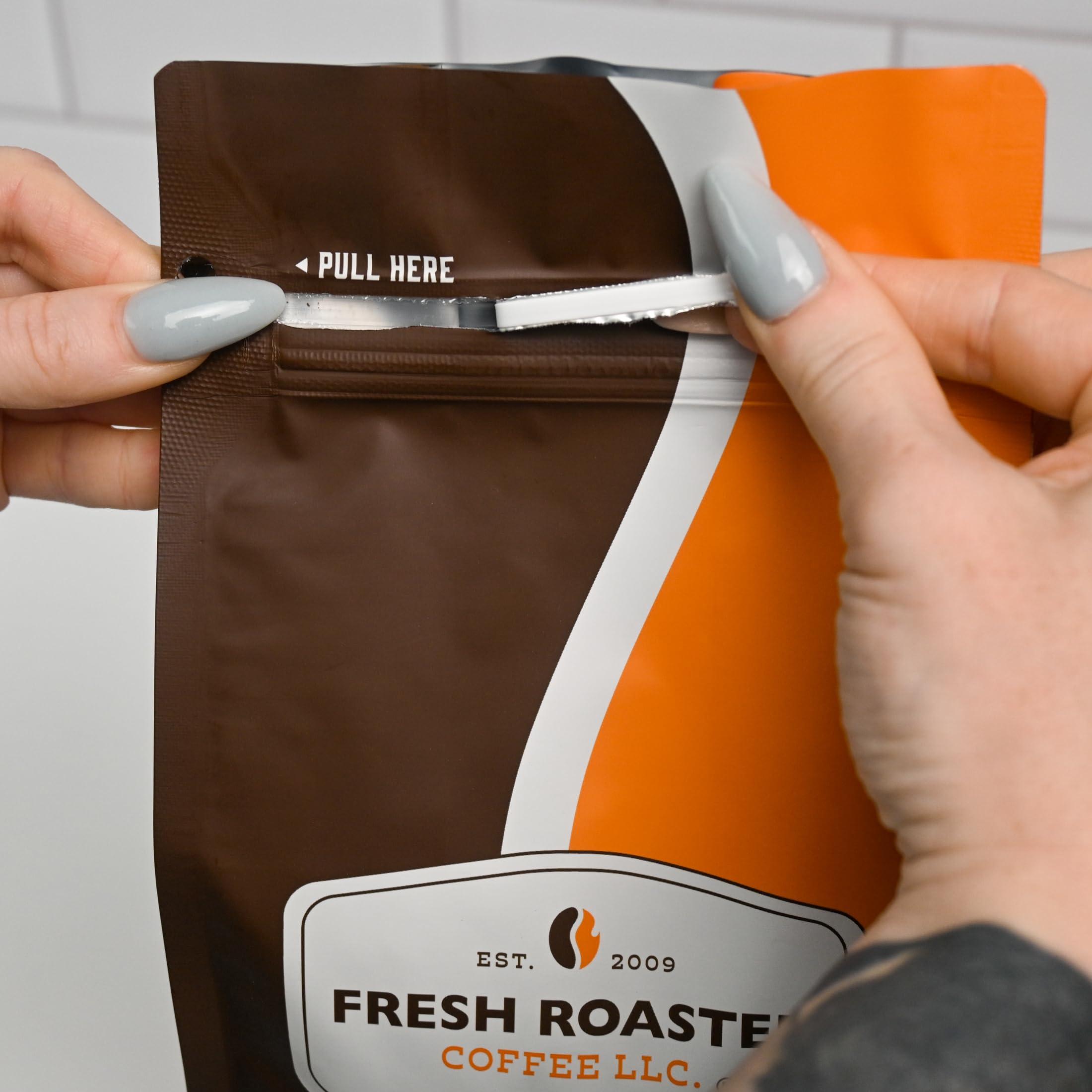 Fresh Roasted Coffee Fresh Roasted Coffee, Jamaican Me Crazy Flavored Coffee, 2 lb (32 oz), Medium Roast, Kosher, Whole Bean