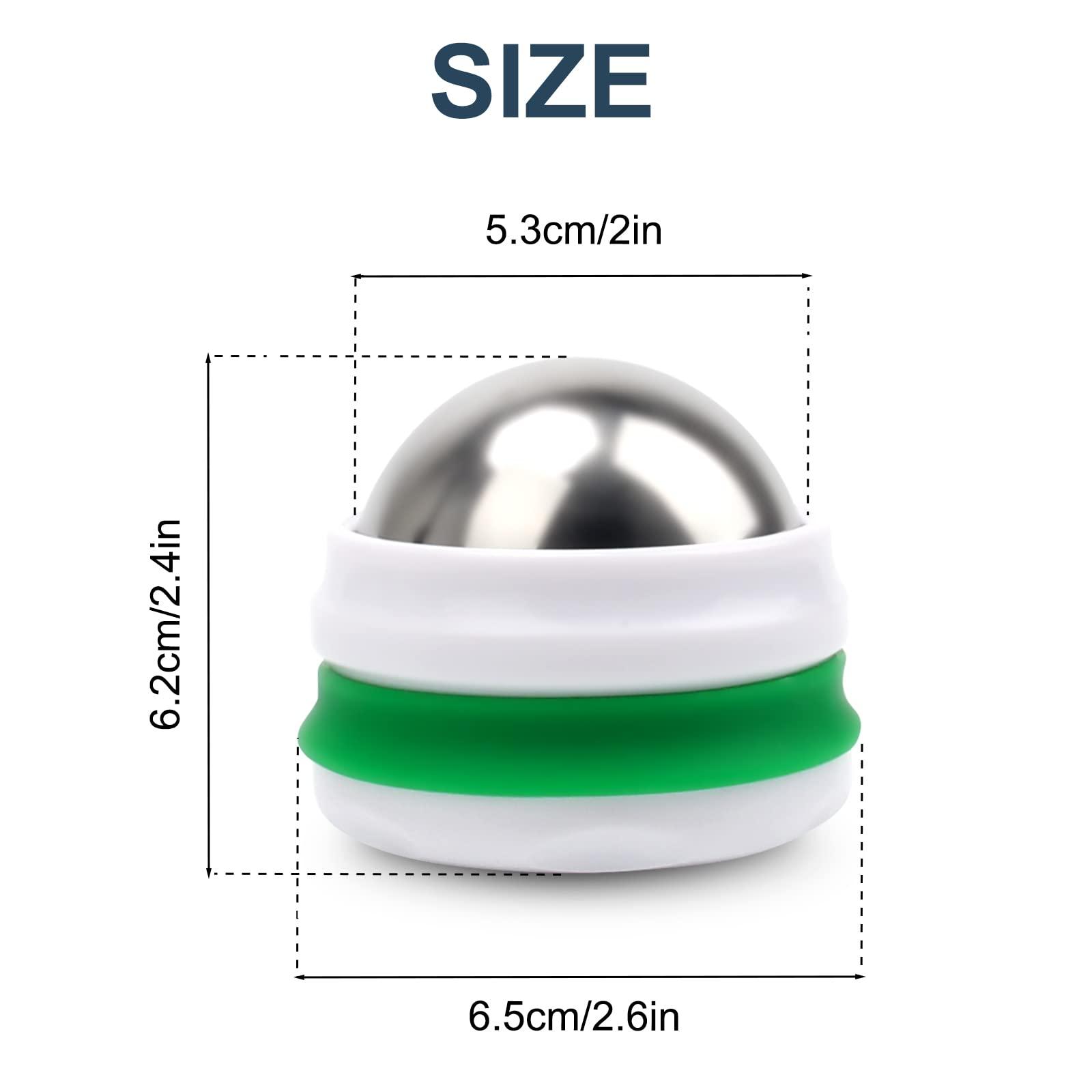 AHIER AHIER Cold Massage Roller Ball, Cold Therapy Relief, Free Rolling Removable Gel Ball Deep Tissue Massage Pain Relief, Great Tool for Back/Neck Pain, Muscles Recovery and Inflammation