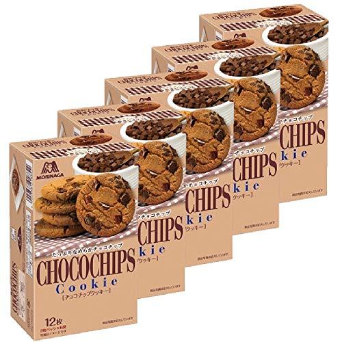 Morinaga Morinaga Choco Chips Cookies Net Wt.3.93oz/111.6g (5 pack)