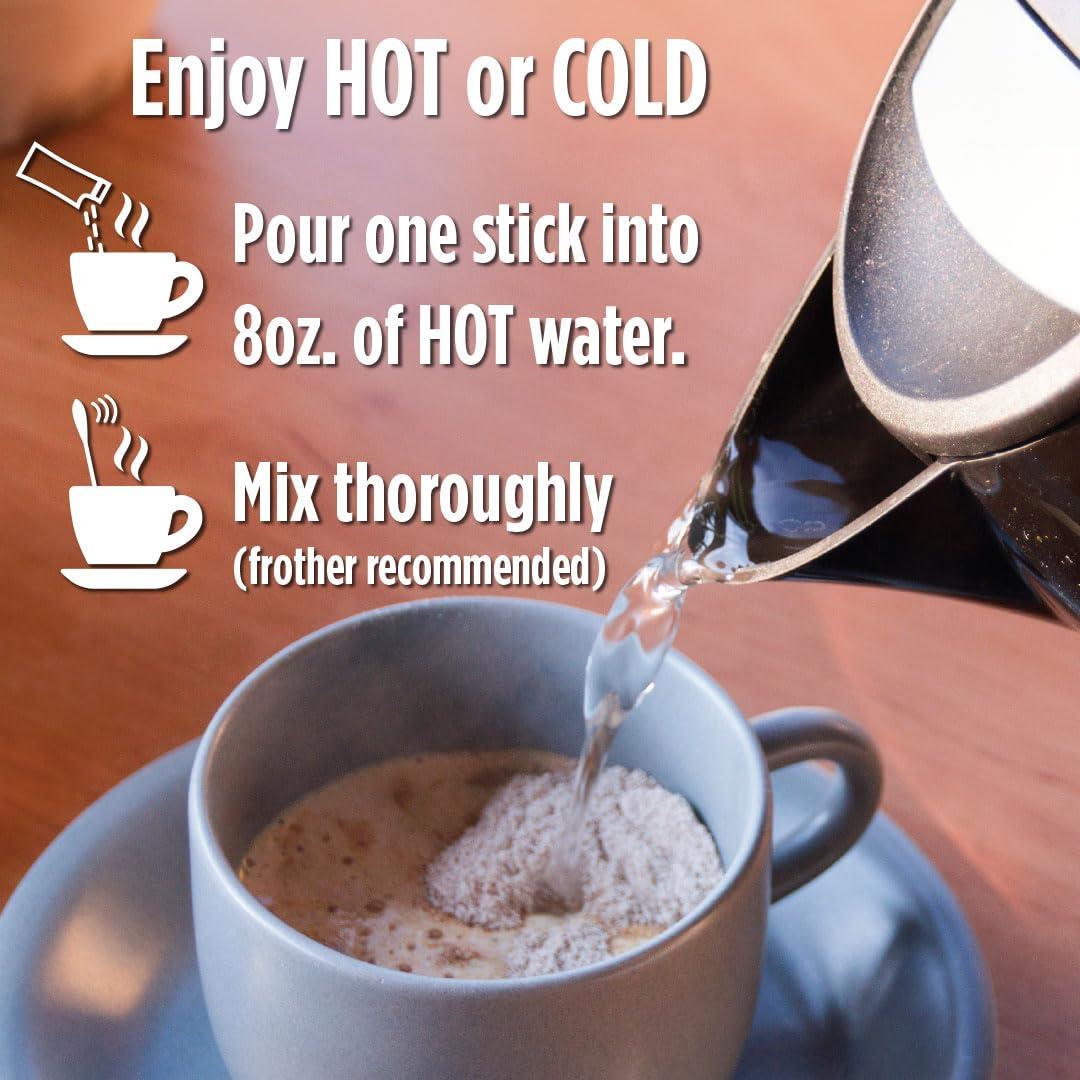 MAUD\'S Maud\'s Dark Hot Chocolate Instant Packets, 16ct - Loco Hot Cocoa Mix - Gluten free & Dairy Free Instant Hot Chocolate - Solar Energy Produced, On the Go Hot Chocolate Packets
