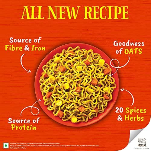 Nestle Maggi Nutri-Licious Oats Masala Noodles, 290g Pouch, Vegetarian, India