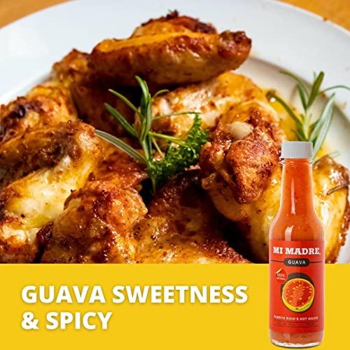 Mi Madre Mi Madre Guava Hot Sauce, Handcrafted in Puerto Rico, 100 Percent Natural, 5 Ounce (Pack of 1)