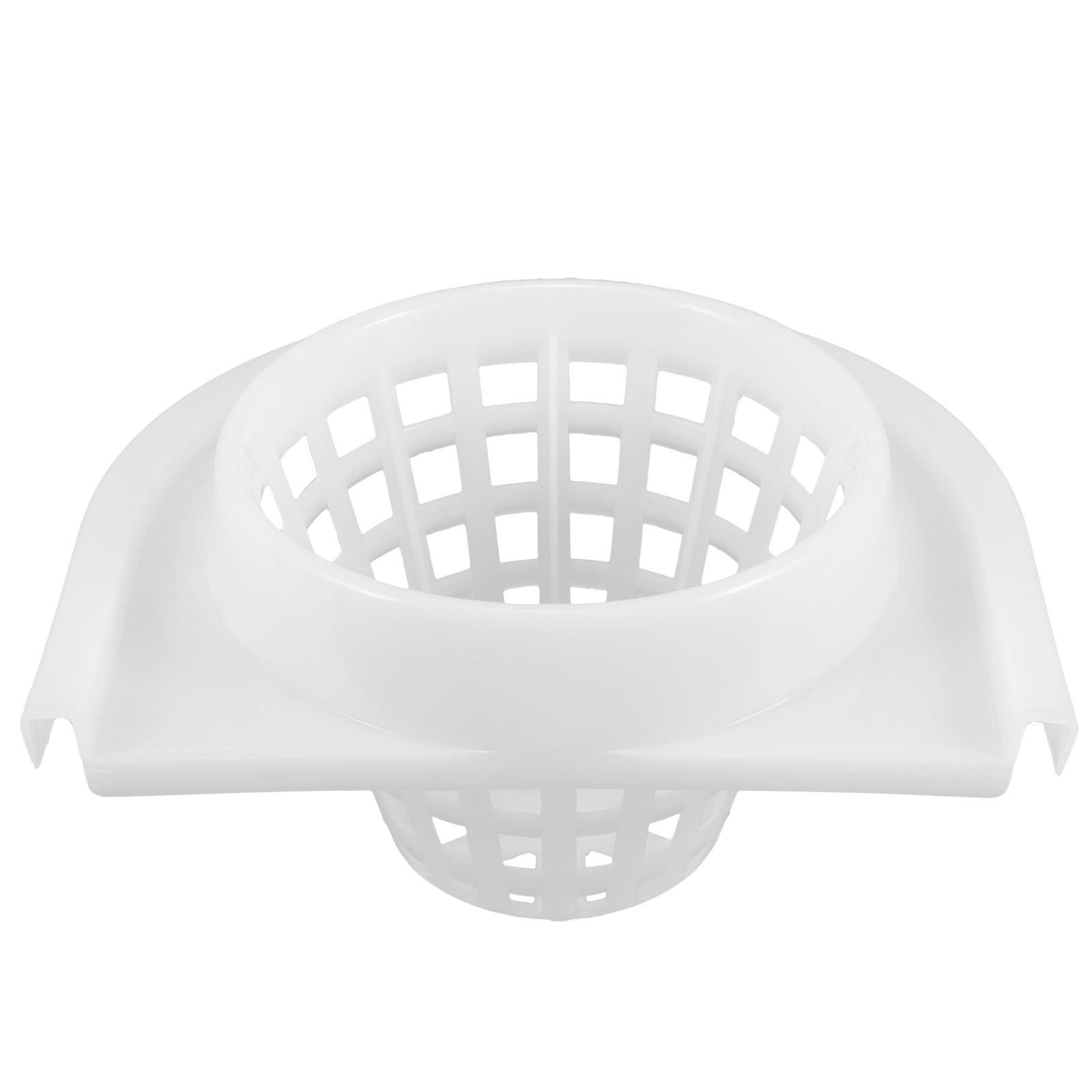 Hemoton Hemoton Mopping Bucket Water Squeezing Basket Mop Bucket Drainage Cleaning Mop Basket Mopping Bucket Basket Mop Drainage Basket Mop Basket Replacement Hamper Floor Supplies White Plastic