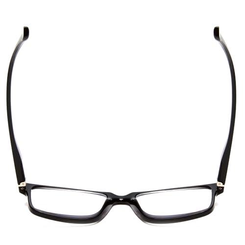Medspex Medspex Blue Light Blocking Reading Glasses +0.75 Black Men Women Designer Computer Readers Trendy Durable Modern Eyeglass