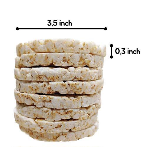 LENITH LENITH Hongchun Korean Traditional Popped Brown Rice Cakes Cracker 84g (2.96 oz) / Chip / Korean Snack / No Additives (3 Packs)