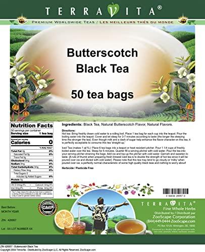 TerraVita Butterscotch Black Tea (50 tea bags, ZIN: 426957) - 3 Pack