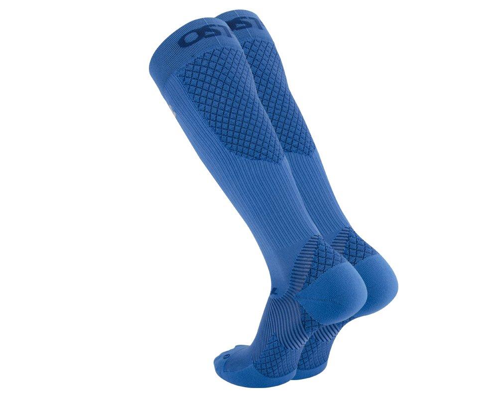 OrthoSleeve OrthoSleeve Compression Socks 20-30mmHg with Plantar Fasciitis Support - X-Large - Blue