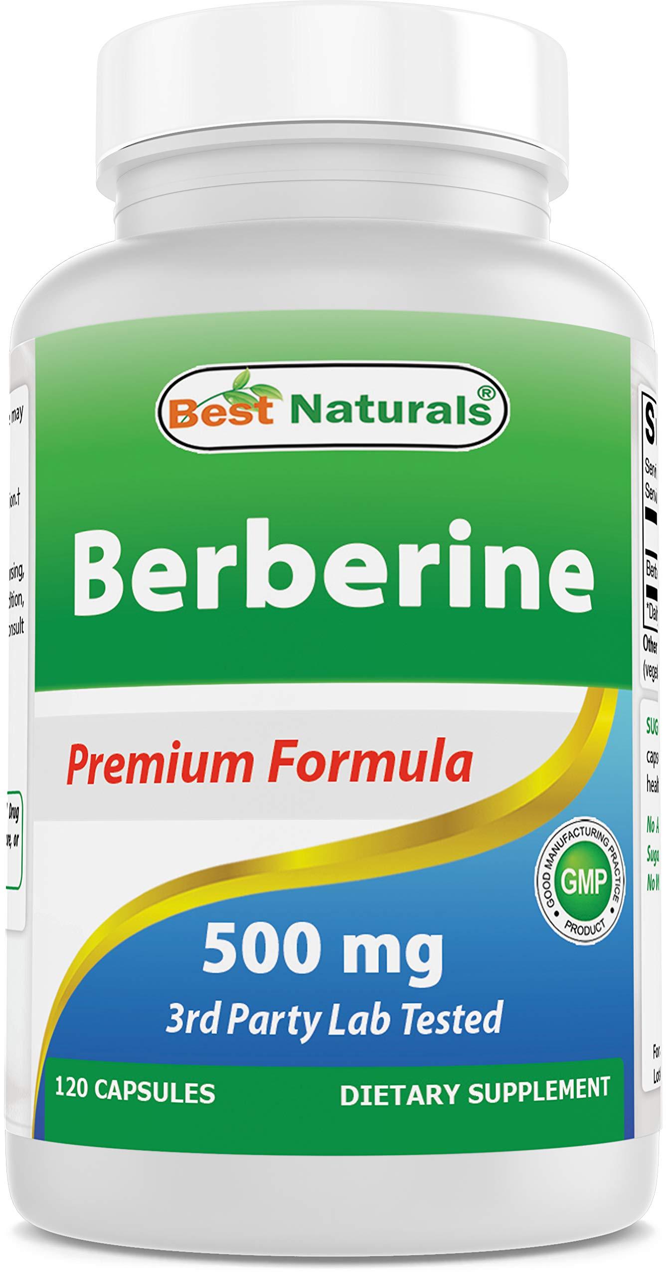 Best Naturals Best Naturals Berberine 500mg & Ashwagandha Extract 500 Mg