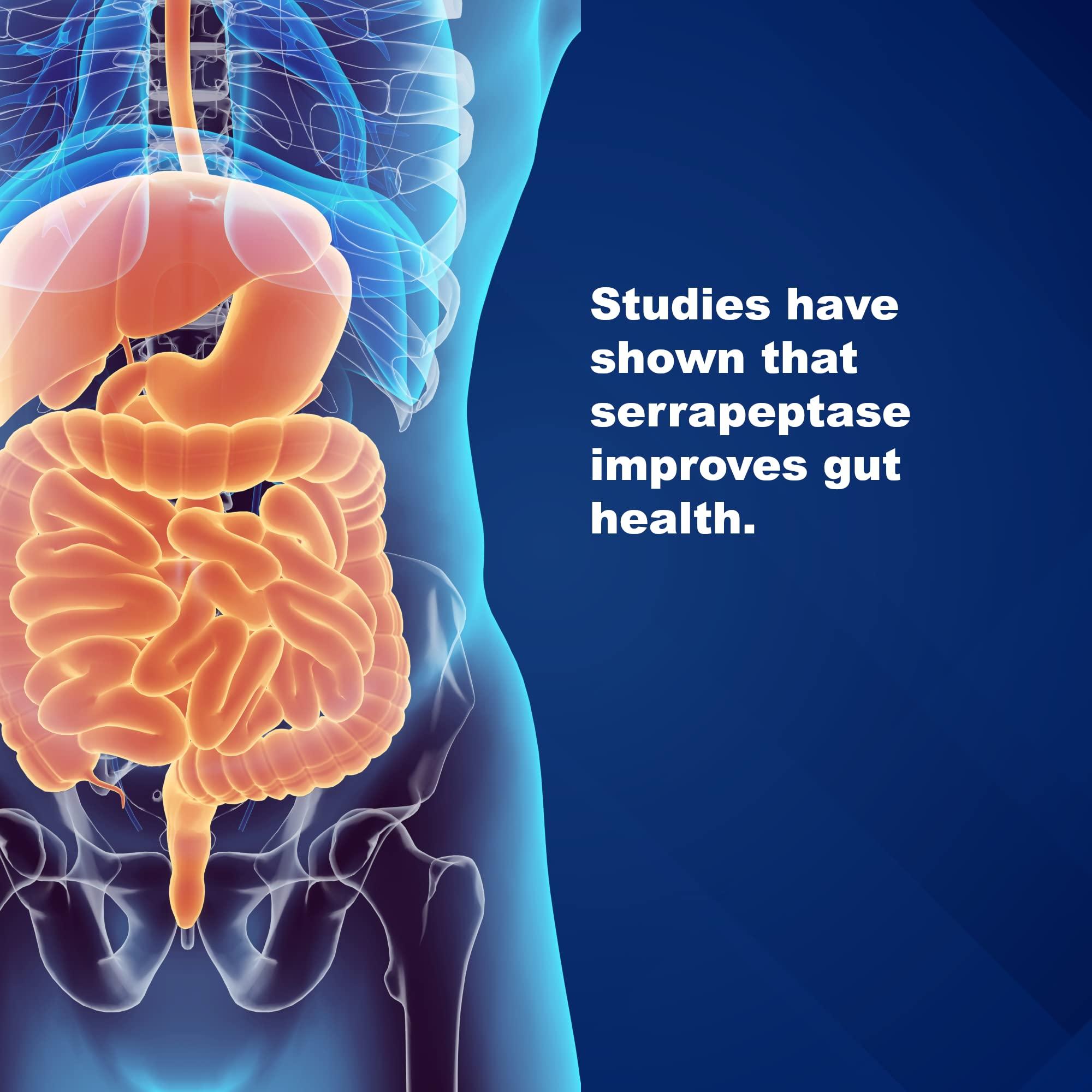 LifeLink LifeLink Cardiopeptase (Serrapeptase) | 5 mg x 100 Enteric Coated Tablets | Proteolytic Enzyme | Joint and Cardiovascular Health | Gluten Free & Non-GMO | Made in The USA