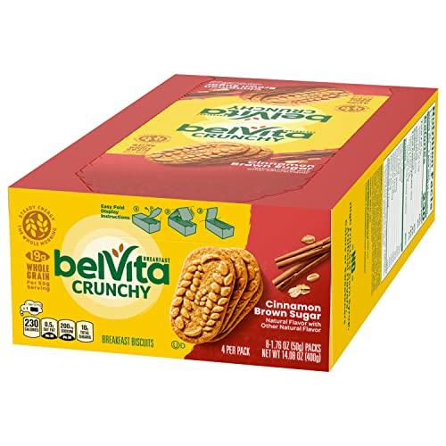 Belvita Belvita Cinnamon Brown Sugar Breakfast Biscuits, 8 Packs (4 Biscuits Per Pack)