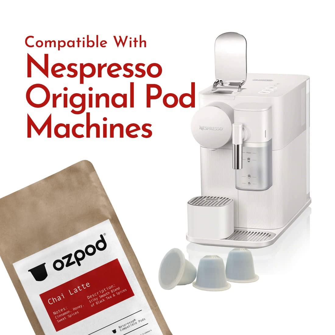 OzPod - EcoCapsule Perfection OzPod Chai Tea Capsules for Nespresso, Premium Pods, 100% Compostable and Biodegradable from Australia, Compatible with Nespresso Original, 15 Single Serve Cups, Fair Trade