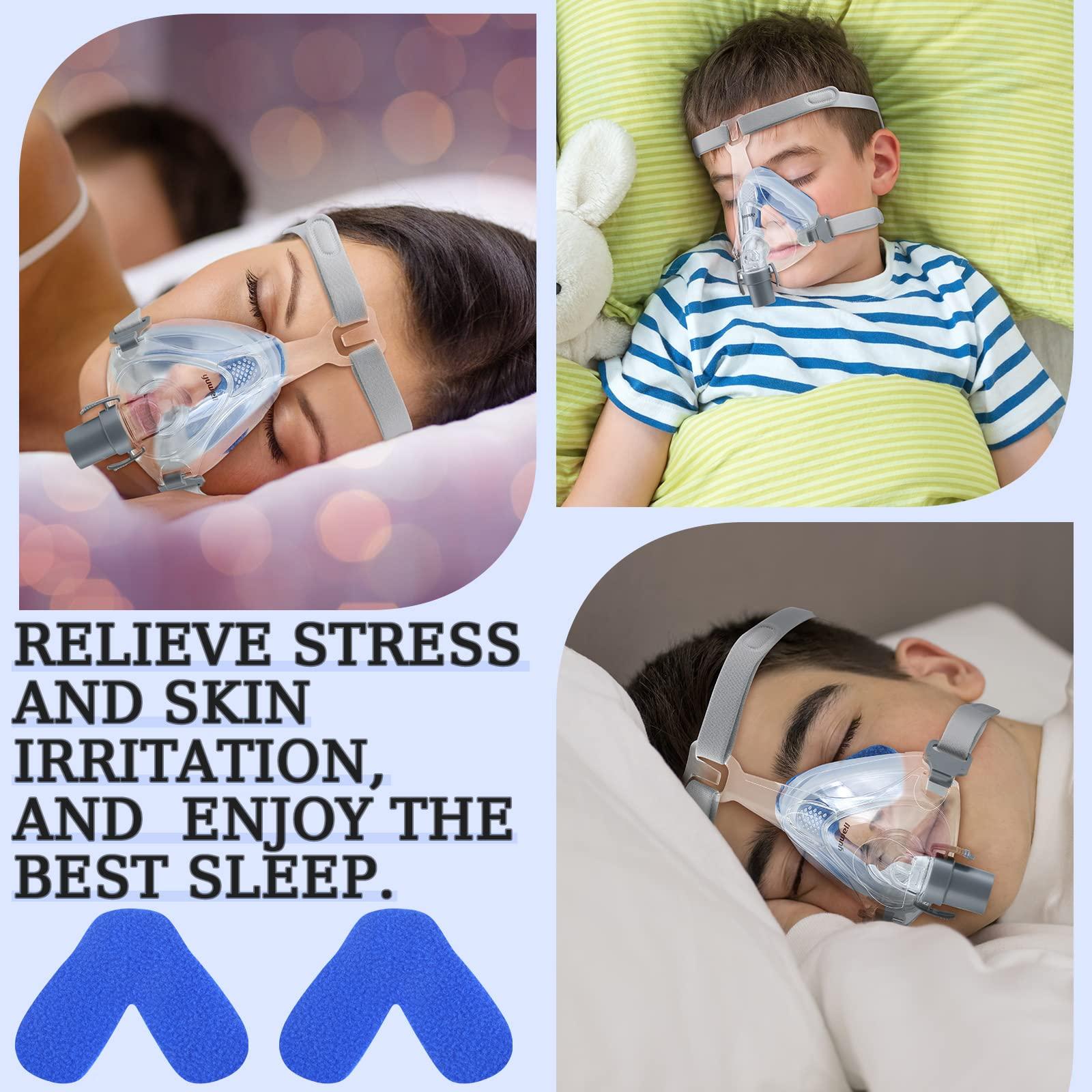 Jutom Jutom 24 Pack Nose Pads for Mask Avoiding Air Leaks Nasal Pads for Supplies Comfortable Nasal Guard Sleep Mask Liners Soft Cushions Accessories(Blue)
