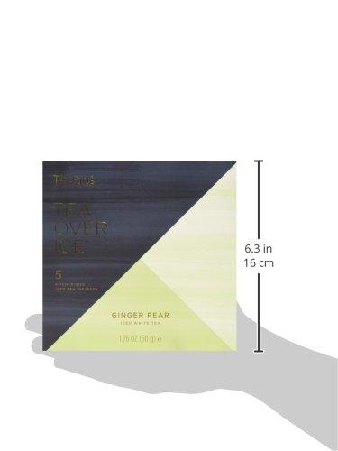 Tea Forte Tea Forte Iced Ginger Pear White Tea Over Ice, Pitcher-Size Iced Black Infusers, 5 Count (Pack of 1)