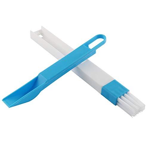 E-outstanding E-outstanding Window Groove Cleaning Brush 2PCS Window Track Door Groove Corner Detachable Brush with Dustpan Screen Keyboard Cleaner Cleaning Tools