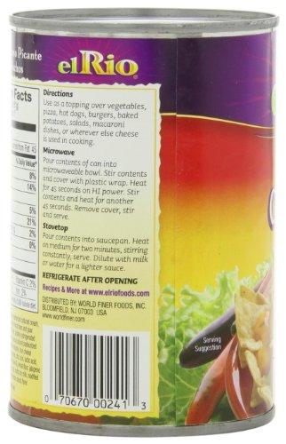 El Rio El Rio Hot Nacho Cheese Sauce, 15-Ounce Can (Pack of 12)
