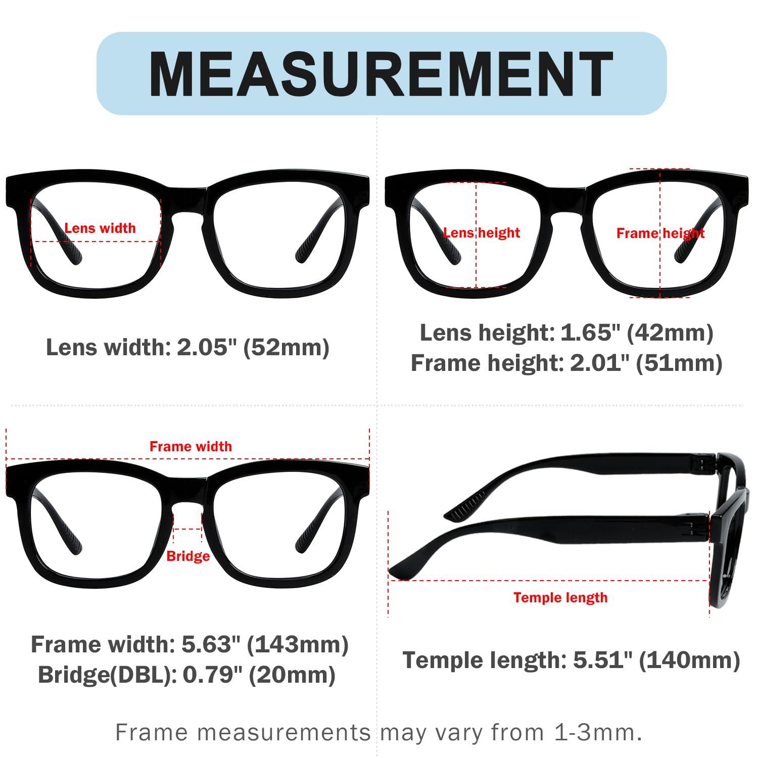 Eyekepper (Must Buy Both Eye) Metalless Reading Glasses Different Strength Each Eye Blue-Left Eye+2.00