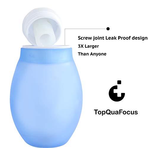 TopQuaFocus TopQuaFocus 14.5OZ Large Enema Bulb Kit Douche Bulb for Men Women Colon Cleaning Feminine Care Enemas -BPA and Phthalates Free Blue